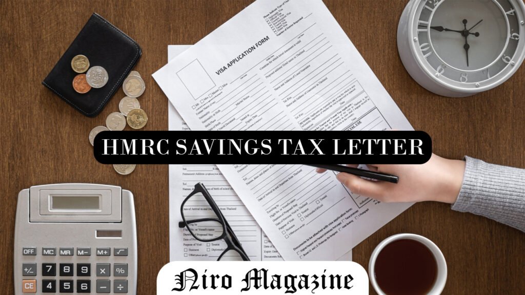 HMRC Savings Tax Letter
